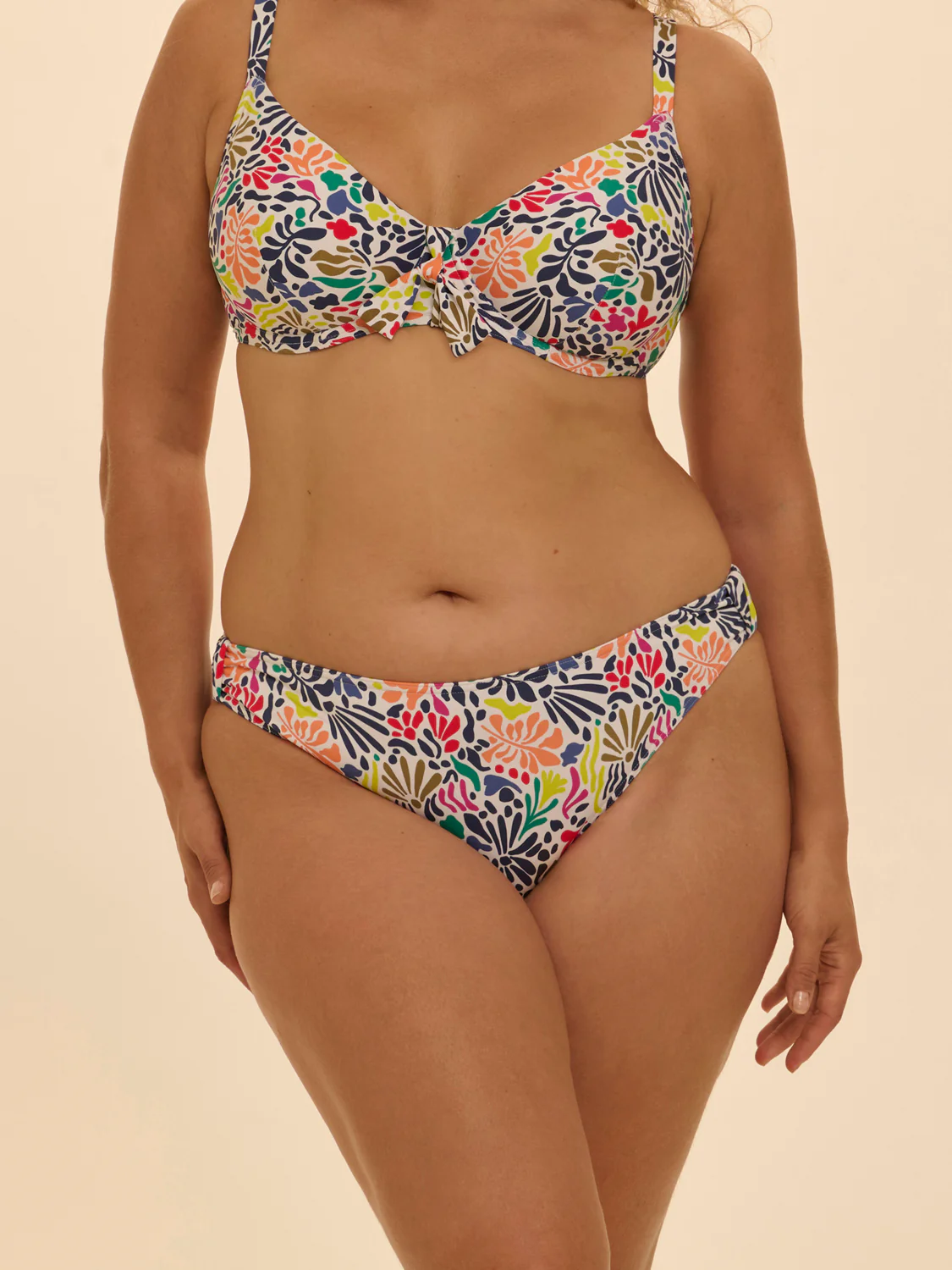 Culotte de bain - Imprimé tropico blanc - Image 6