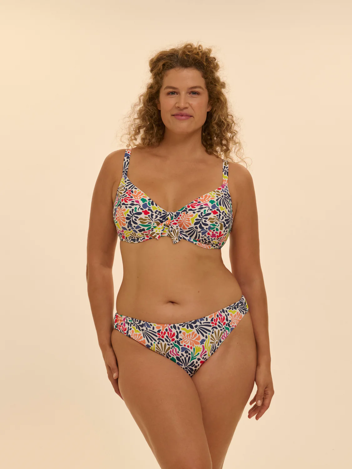 Culotte de bain - Imprimé tropico blanc - Image 9