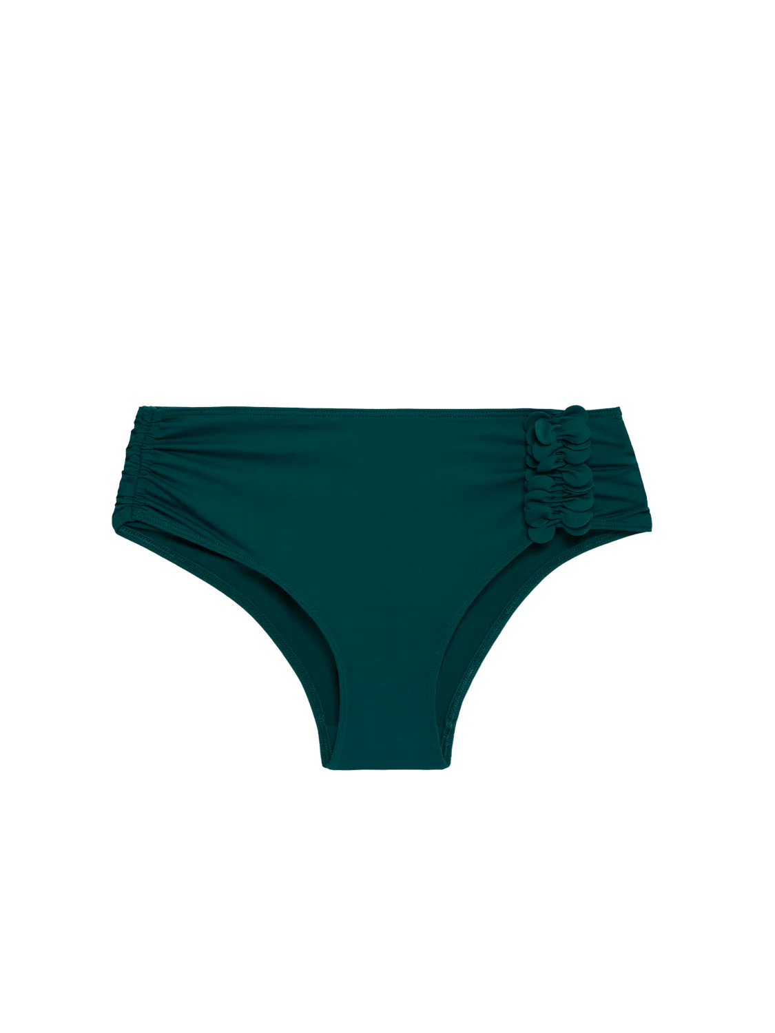 Culotte de bain taille haute - Emeraude - Image 12