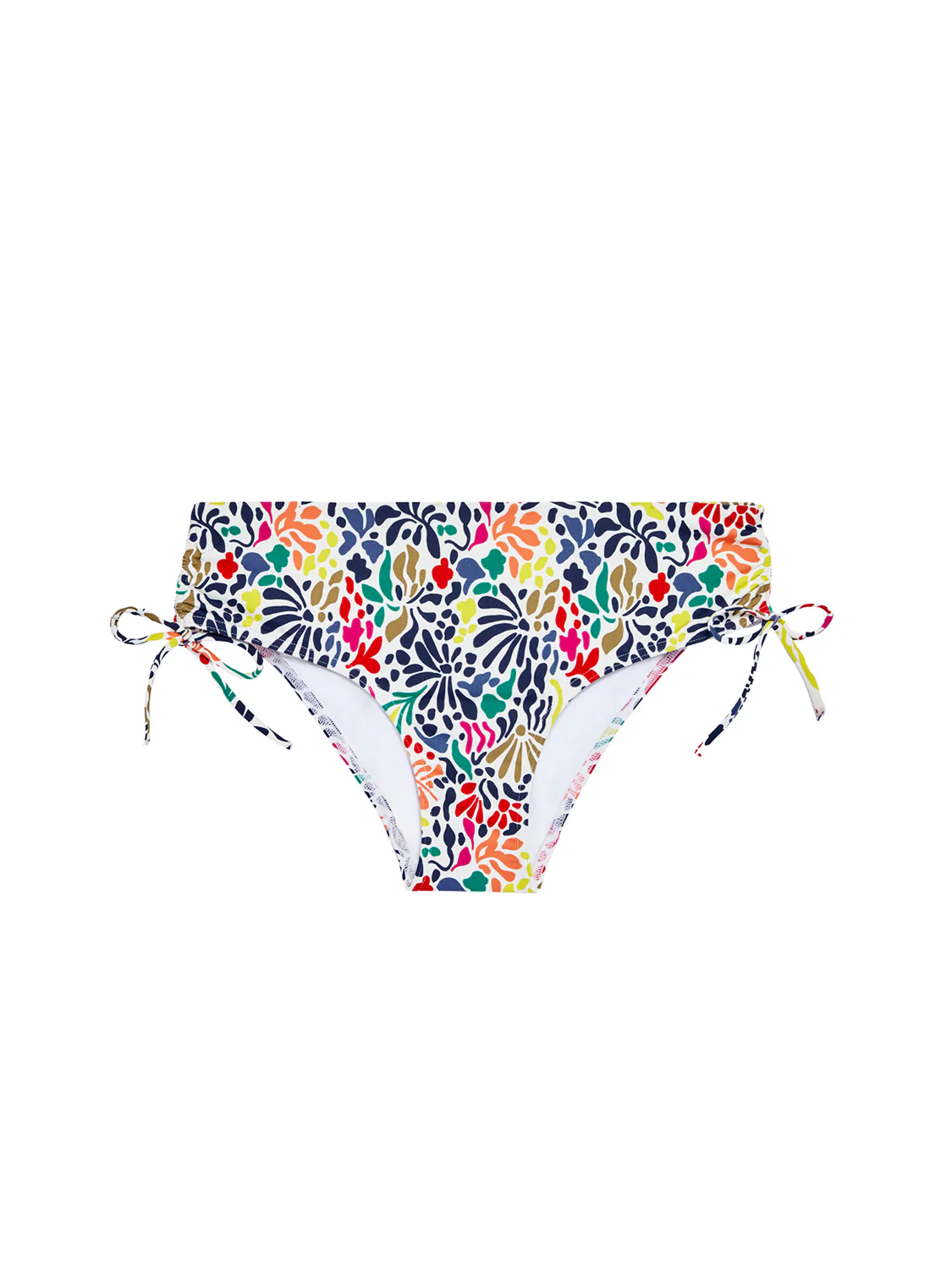 Culotte de bain taille haute - Imprimé tropico blanc - Image 13
