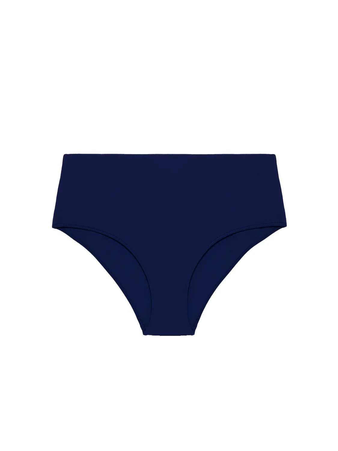 Culotte de bain taille haute - Marine - Image 6