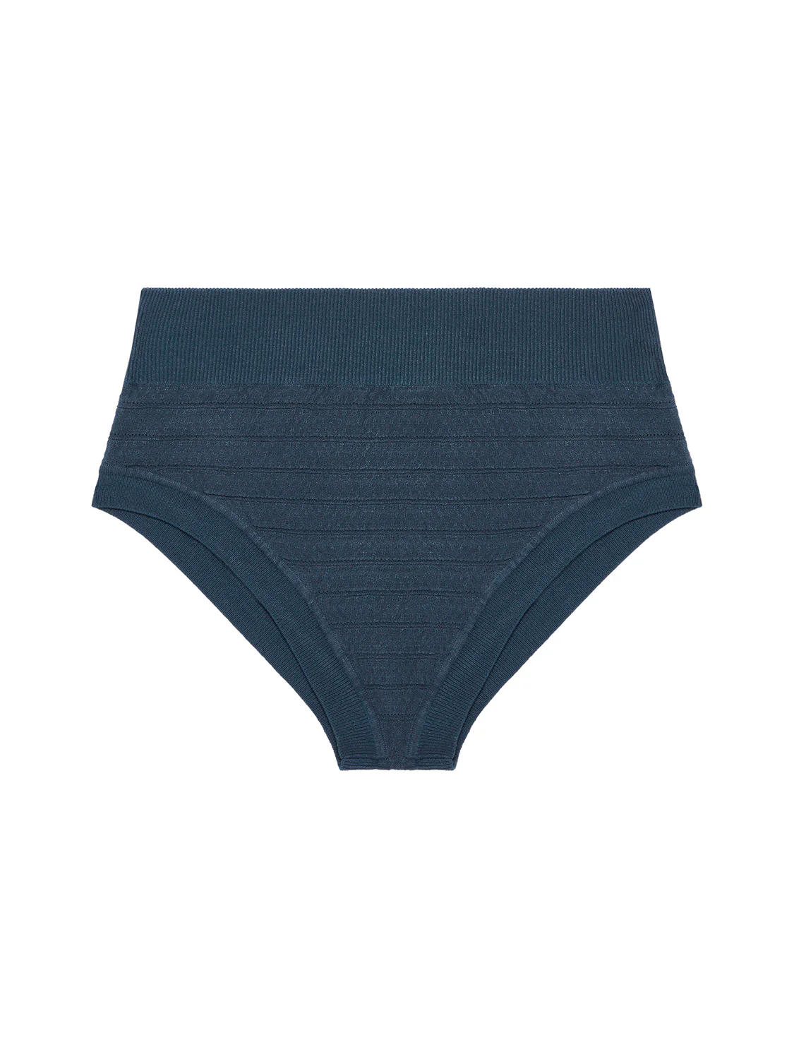 Culotte taille haute - Bleu pétrole - Image 8