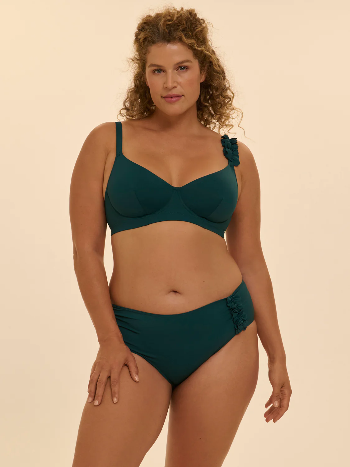 Haut de maillot de bain avec armatures - Emeraude - Image 5