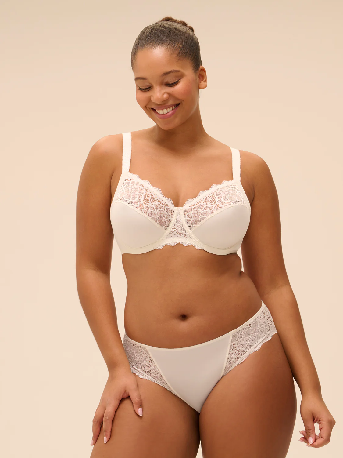 Soutien-gorge avec armatures emboîtant - Naturel - Image 3