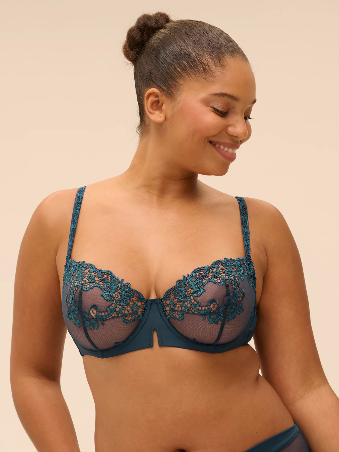 Soutien-gorge corbeille - Bleu Prestige - Image 7