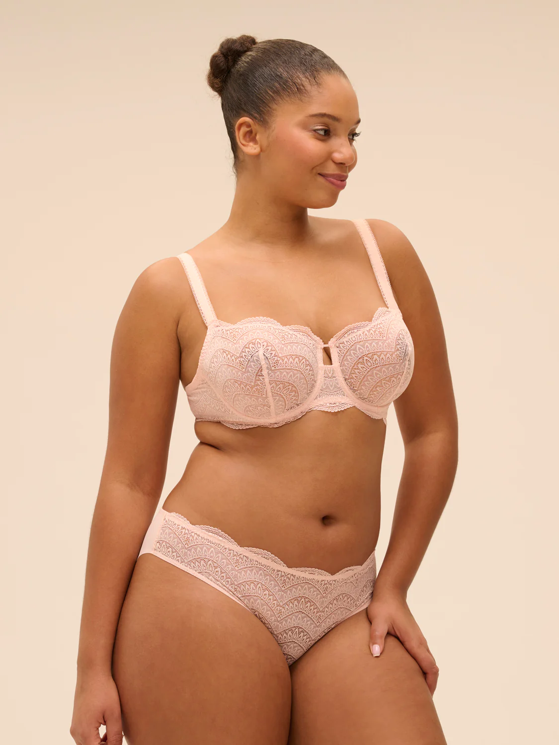 Soutien-gorge corbeille - Poudre pétale - Image 10