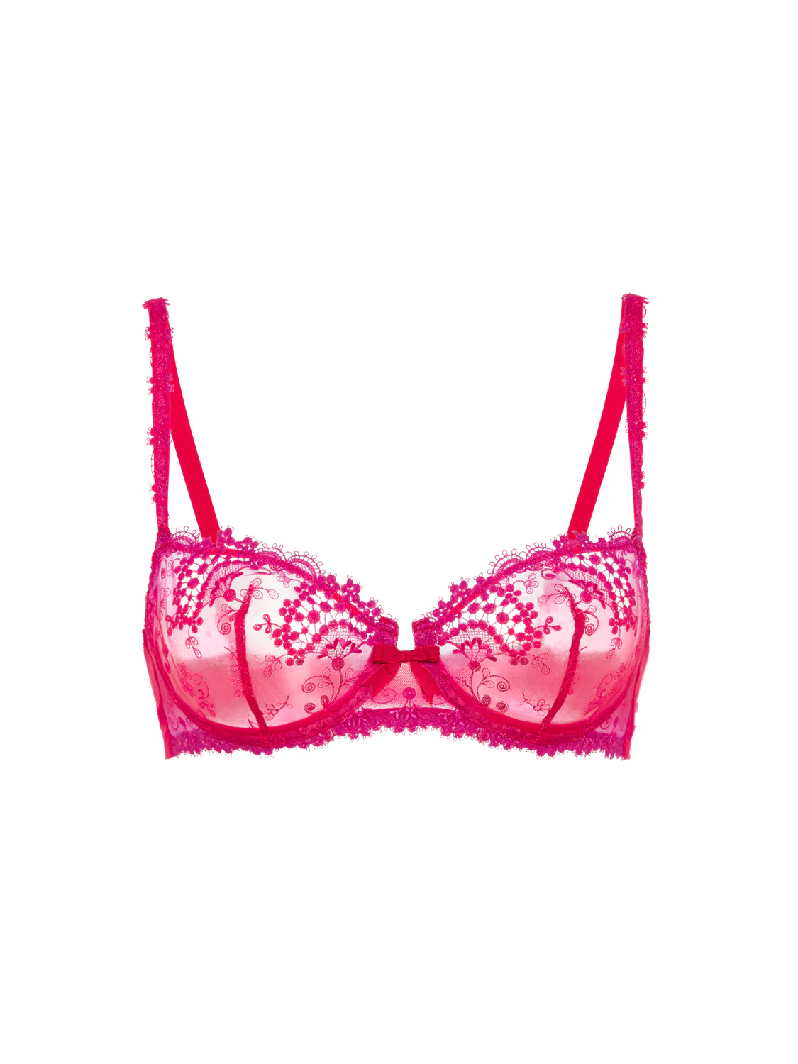 Soutien-gorge corbeille - Rouge Rainbow - Image 9