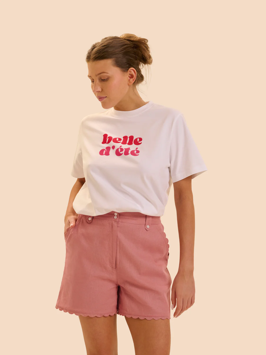 T-shirt manches courtes - Blanc - Image 4